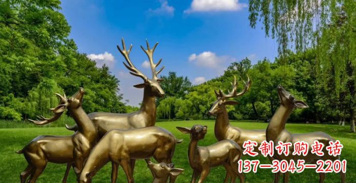 廊坊群雄逐鹿,高贵精美的鹿雕塑