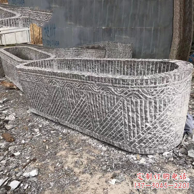 廊坊起点雕刻•手工老石槽雕塑