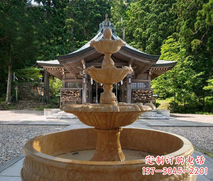 廊坊三层喷泉公园石雕