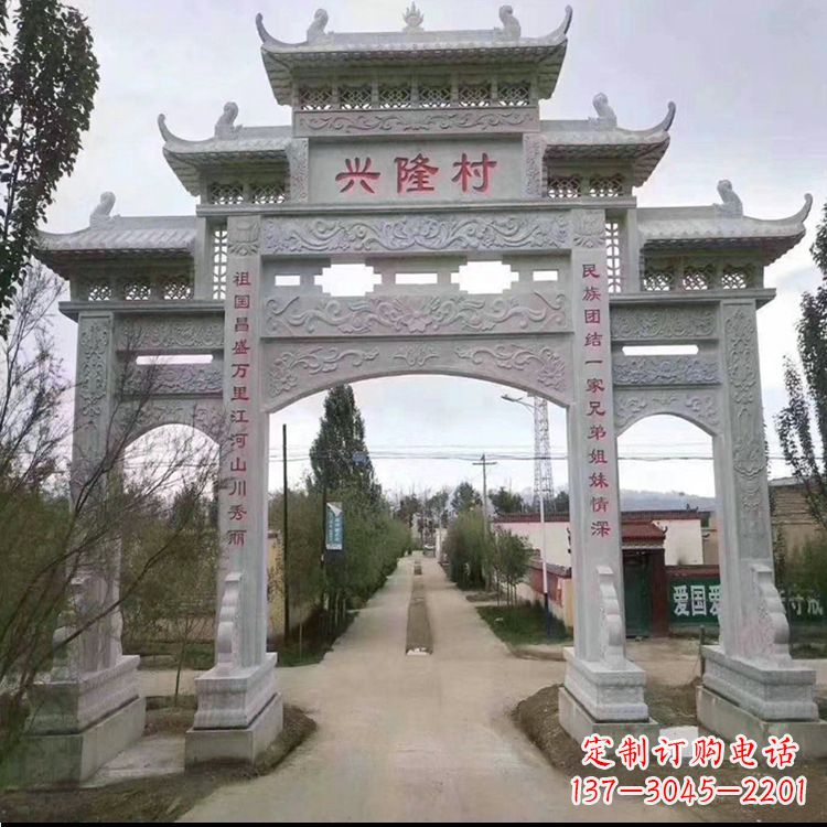 廊坊牌坊雕塑--武当山艺术之美