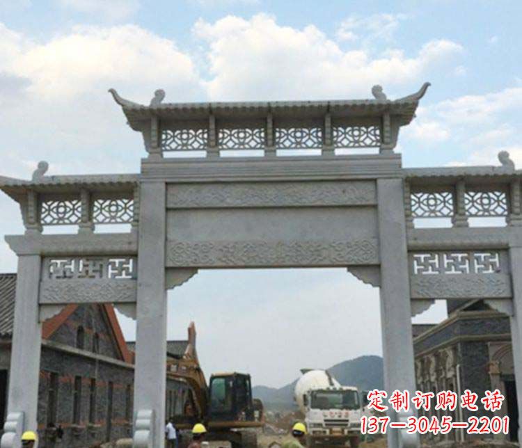 廊坊牌坊大理石石雕:显露美丽的古典风情