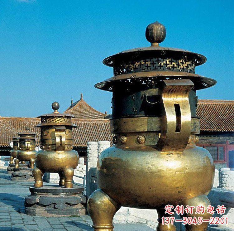 廊坊专业的三足香炉雕塑