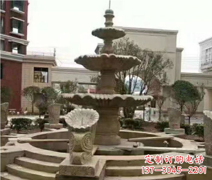 廊坊高品质砂岩喷泉雕塑