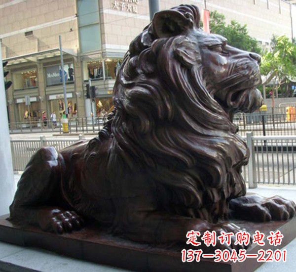 廊坊汇丰铜狮子雕塑,引领潮流,传承中国古典文化
