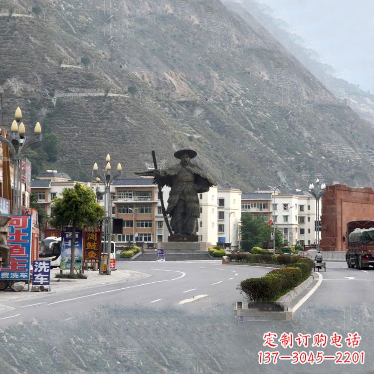廊坊唯美雕塑--大禹城市街道景观雕像
