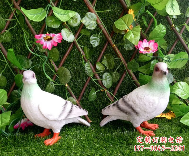 廊坊传递和平的鸽子雕塑