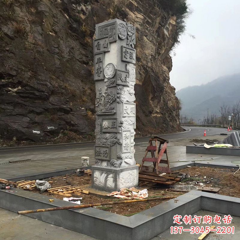 廊坊社会主义核心价值观雕塑,传承中华文明