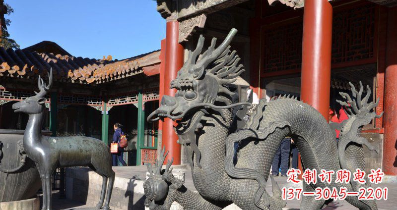 廊坊中领雕塑厂家的青铜神龙雕塑,以神龙作为主…