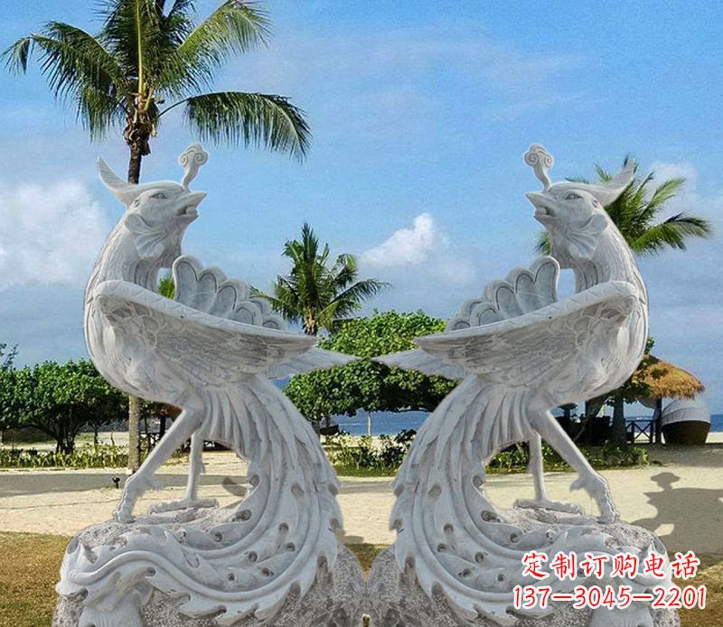 廊坊精美凤凰石雕,让你的空间闪耀光芒