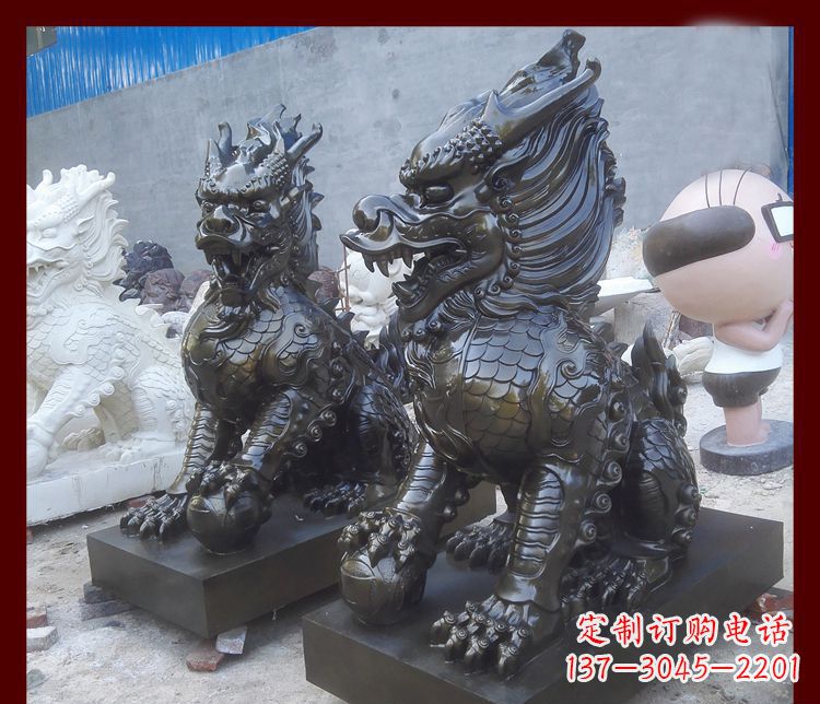 廊坊神兽麒麟铜雕