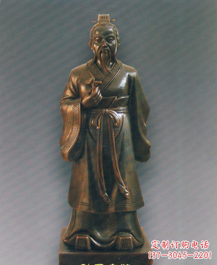廊坊扁鹊仿铜人物雕塑-独特的玻璃钢雕刻