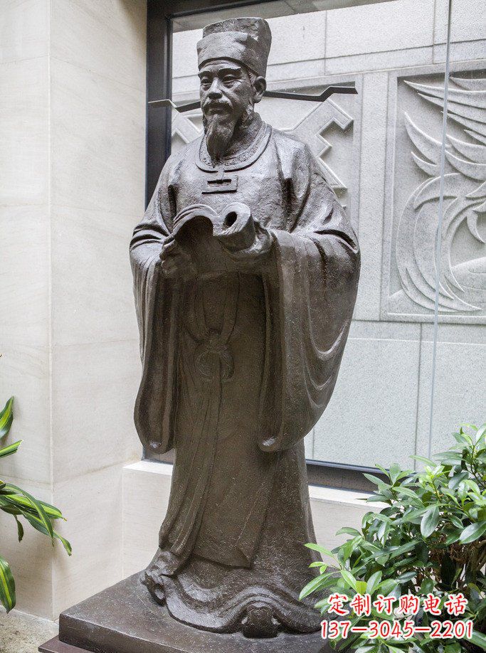 廊坊精美沈括古代人物铜雕