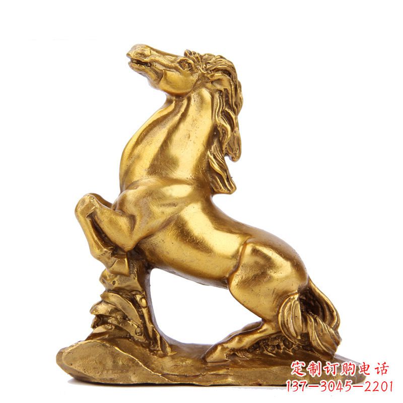 廊坊精致铸铜马雕塑,古典微雕叠置美感