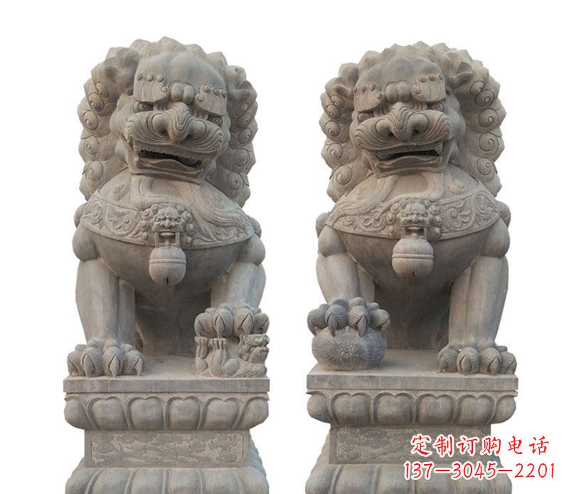 廊坊精美狮子石雕,让您的家居更加完美