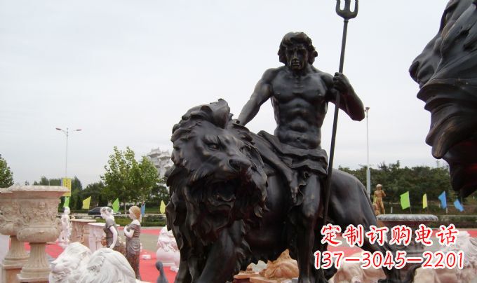 廊坊狮子座星座铜雕