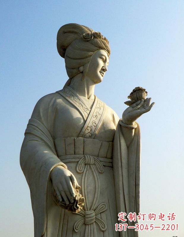 廊坊中领雕塑推出的古典美人雕塑,是一个古典美…