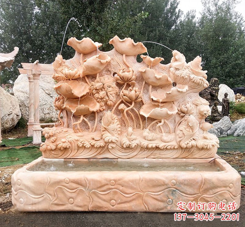 廊坊石材雕塑喷泉