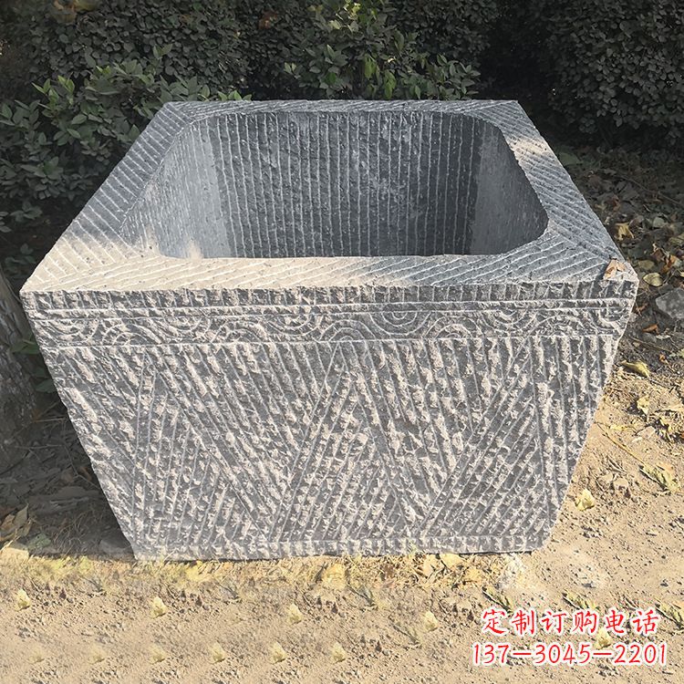 廊坊精致石雕水槽,融合精美工艺
