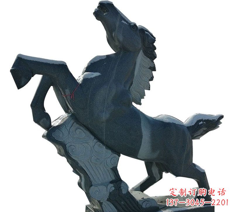 廊坊中领雕塑的高精度石质马雕塑,是由于其精美…