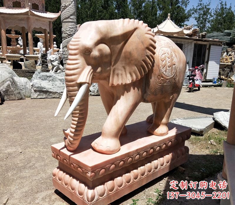 廊坊精美大象櫈，领雕工艺独特