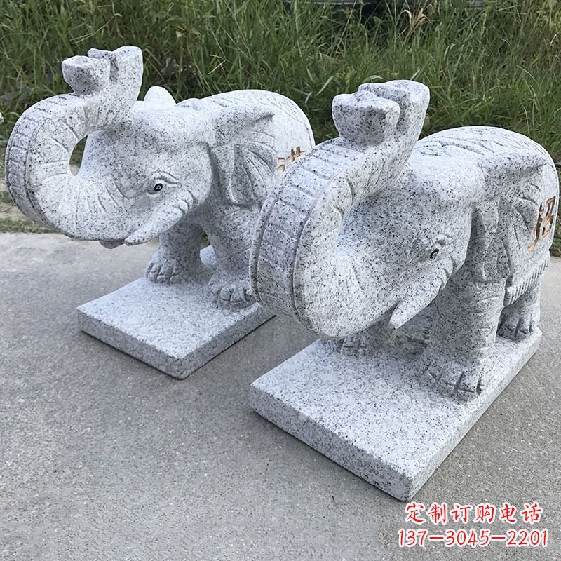 廊坊石雕大象招财象