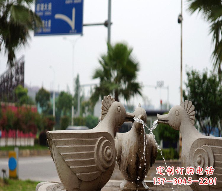 廊坊高雅纯石石喷泉雕塑