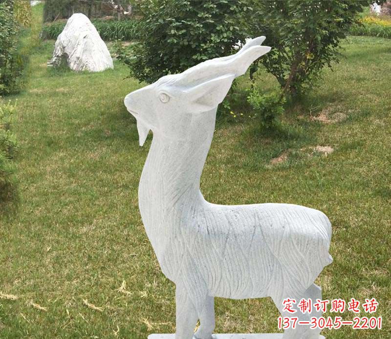廊坊石雕动物羊雕塑