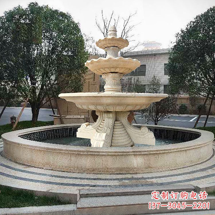 廊坊石雕花盆,高端定制雕塑