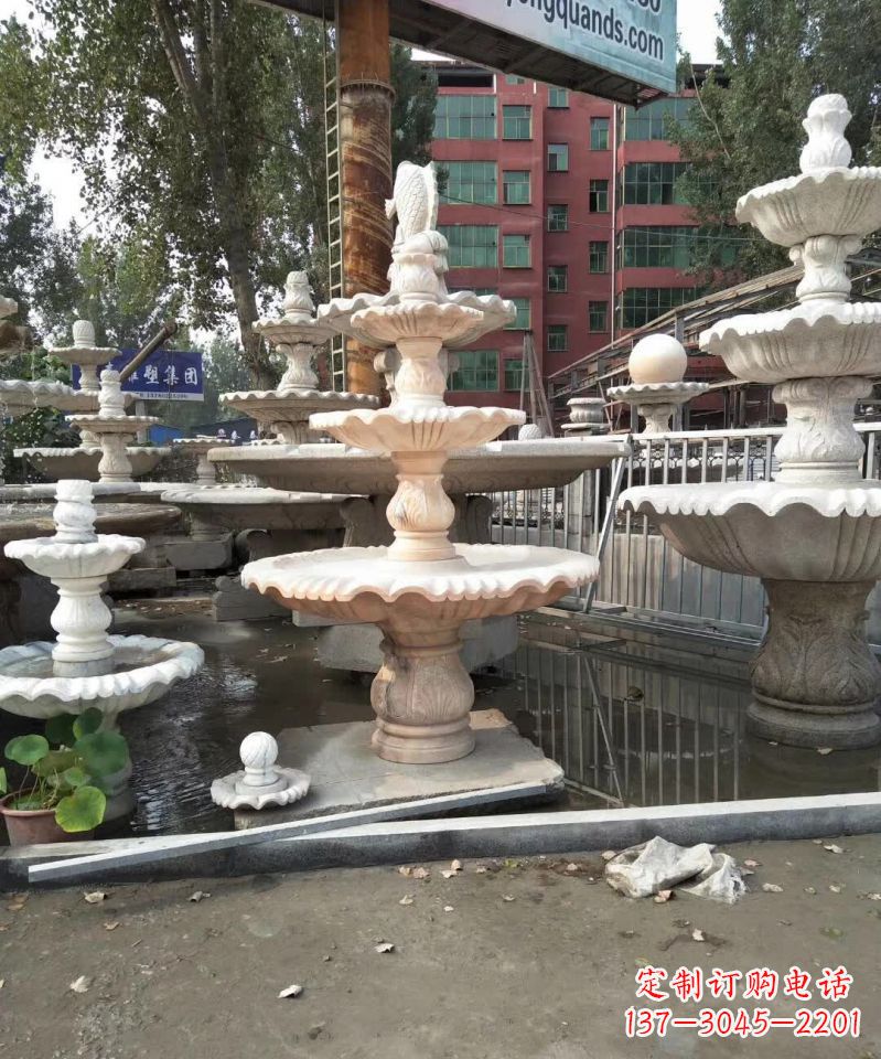 廊坊中国传统石雕喷泉,雕刻艺术之美