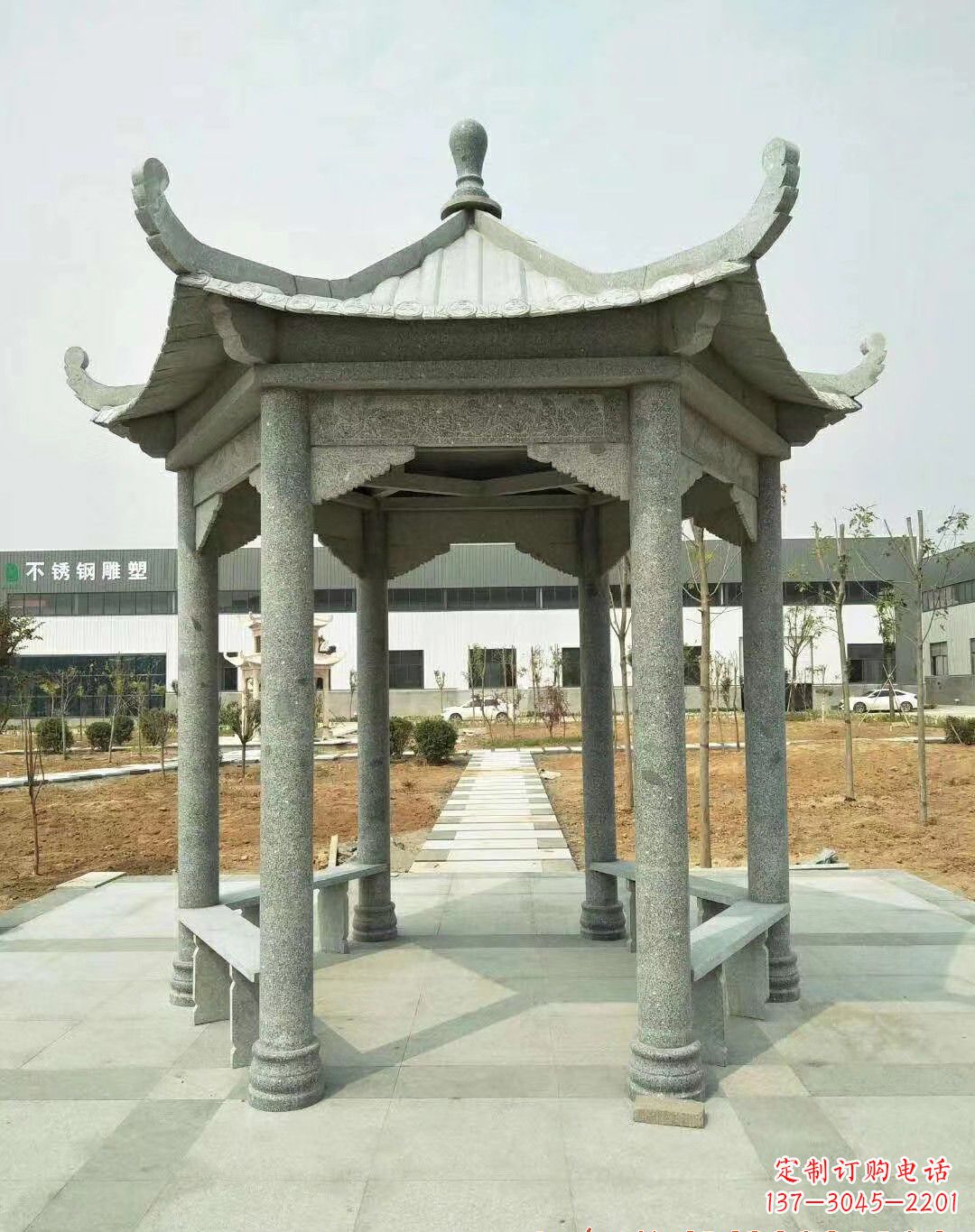 廊坊中领雕塑凉亭雕塑精美绝伦,让你感受传统文化之美