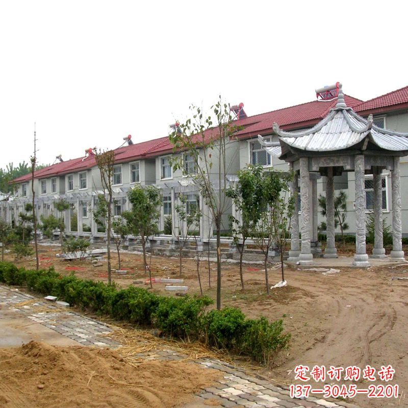 廊坊中领雕塑打造精美凉亭雕塑