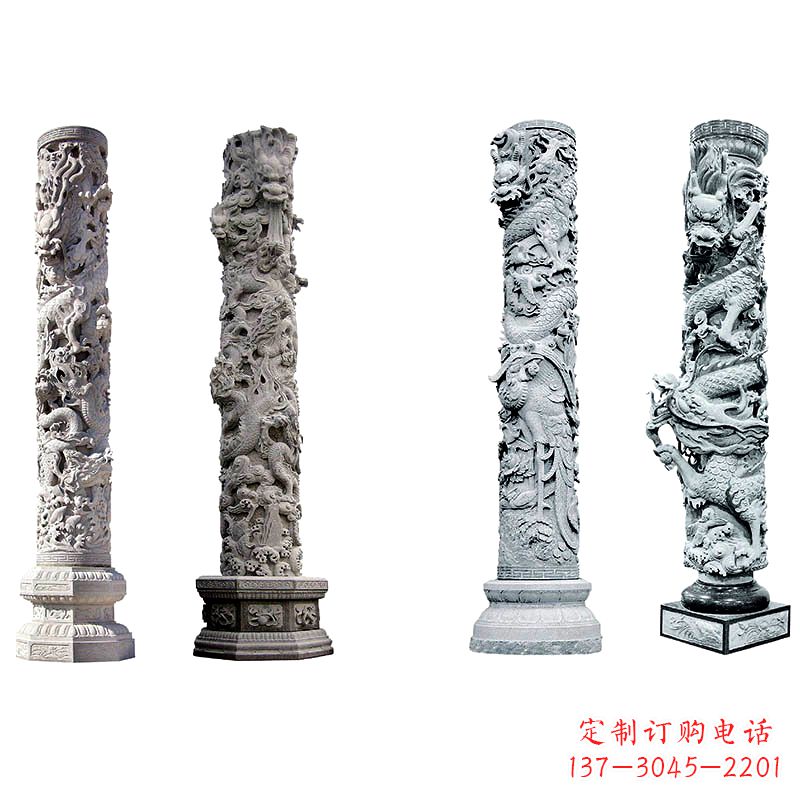 廊坊精美绝伦的石雕龙柱