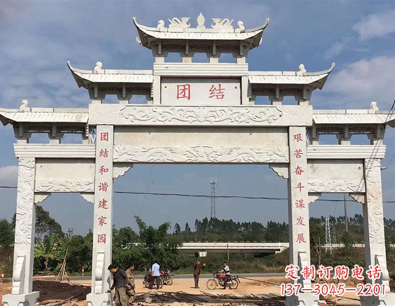 廊坊定制牌坊雕塑,展现精湛工艺