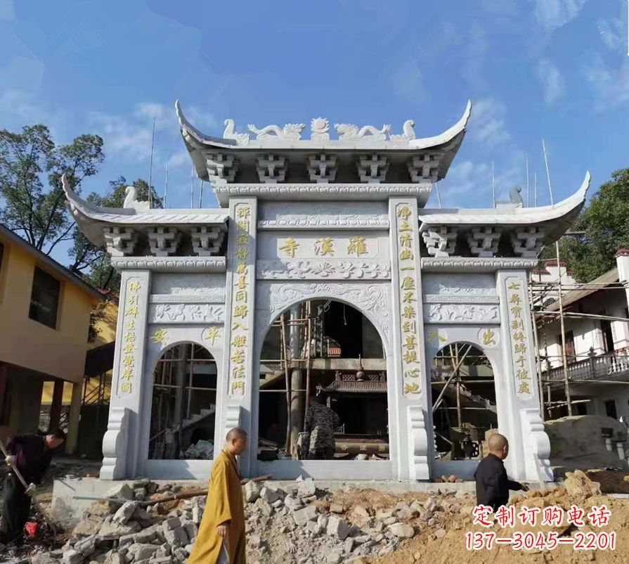 廊坊西安中领雕塑:高端定制牌坊雕塑