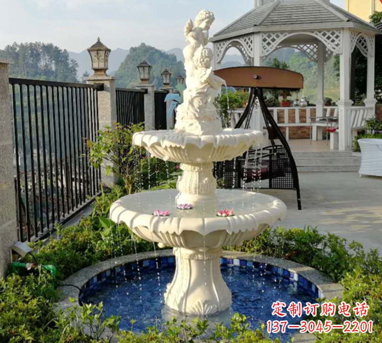 廊坊石雕喷泉水池-精致定制