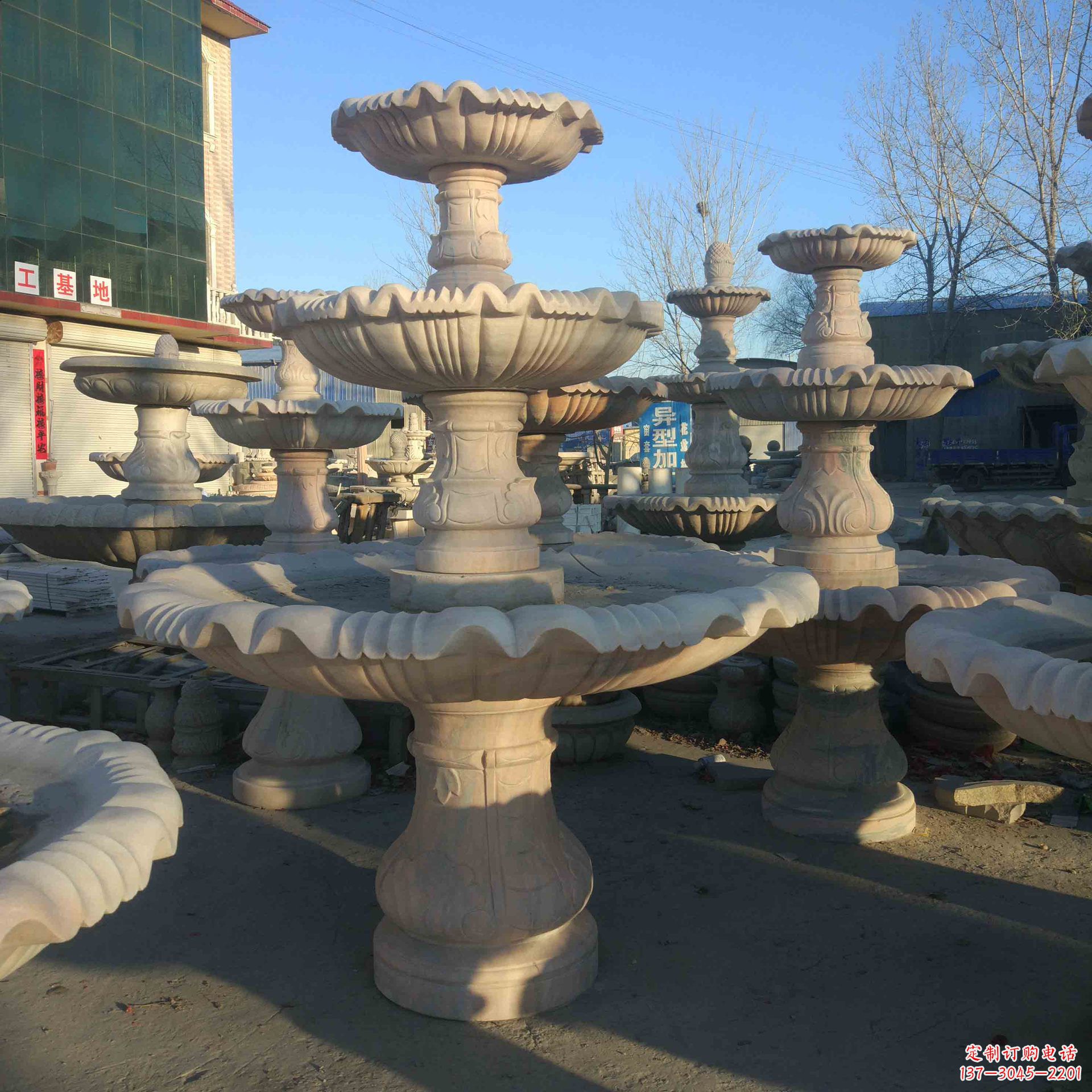 廊坊城市增添魅力的石雕天鹅
