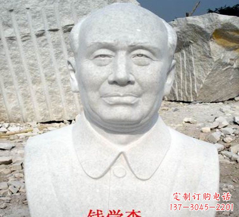 廊坊拥有雄浑气势的钱学森头像雕塑