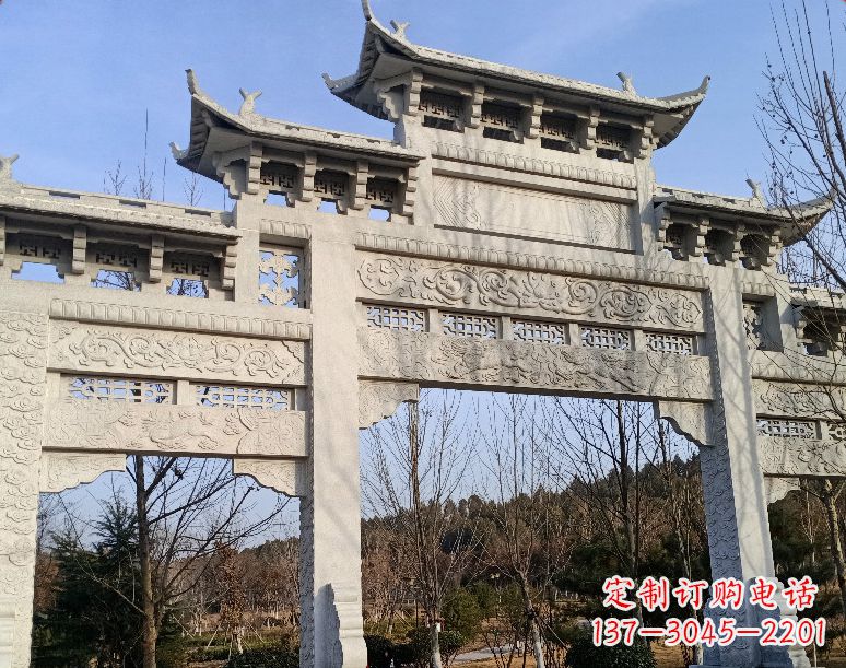 廊坊石雕乡村牌坊