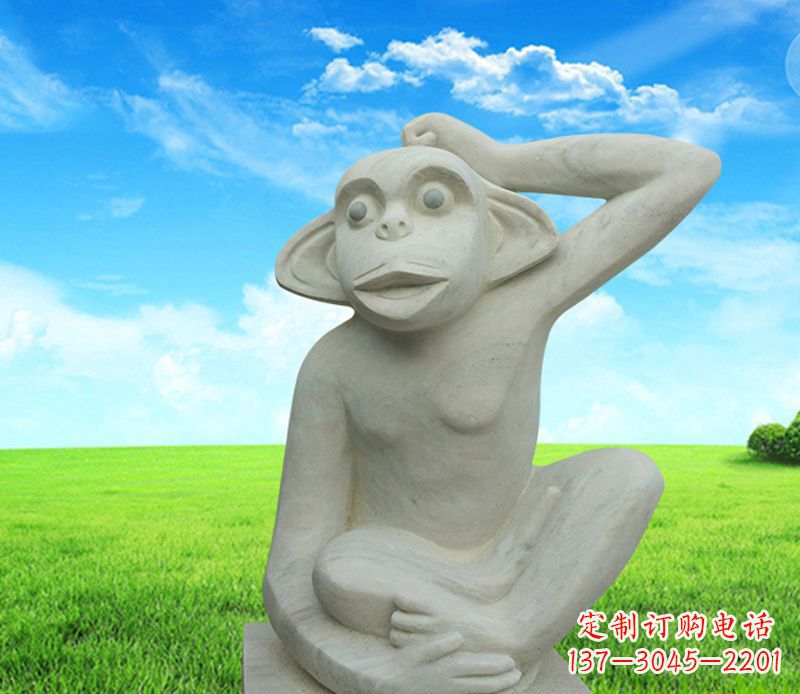 廊坊石雕小猴子