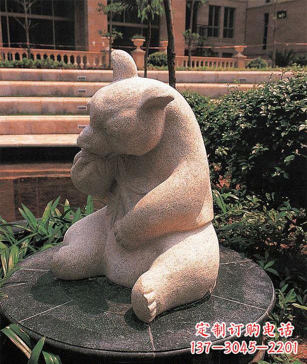 廊坊石雕熊猫