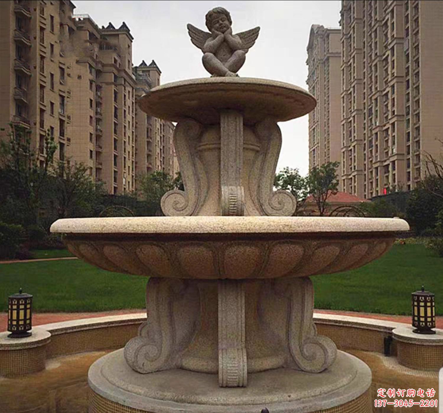 廊坊石雕鱼喷泉