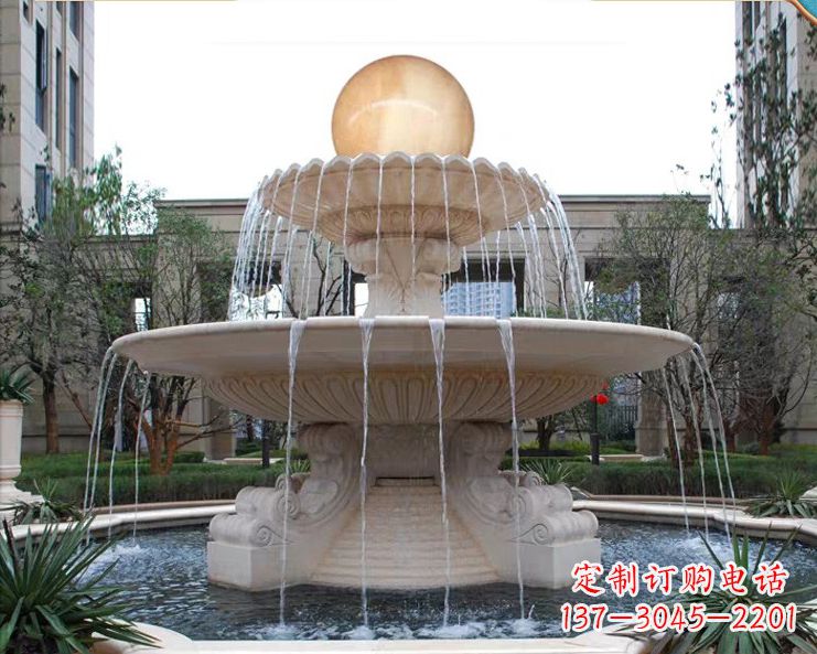 廊坊石墩喷泉石雕
