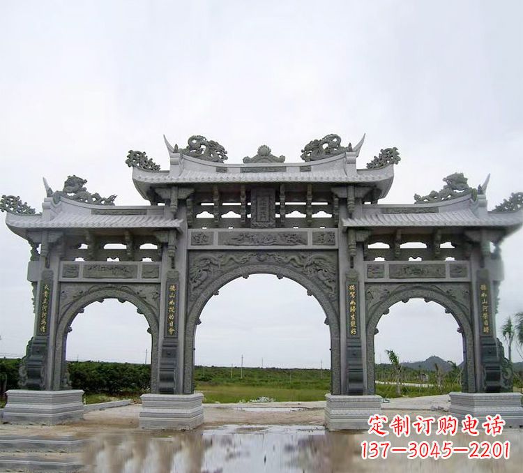 廊坊石牌坊 楼
