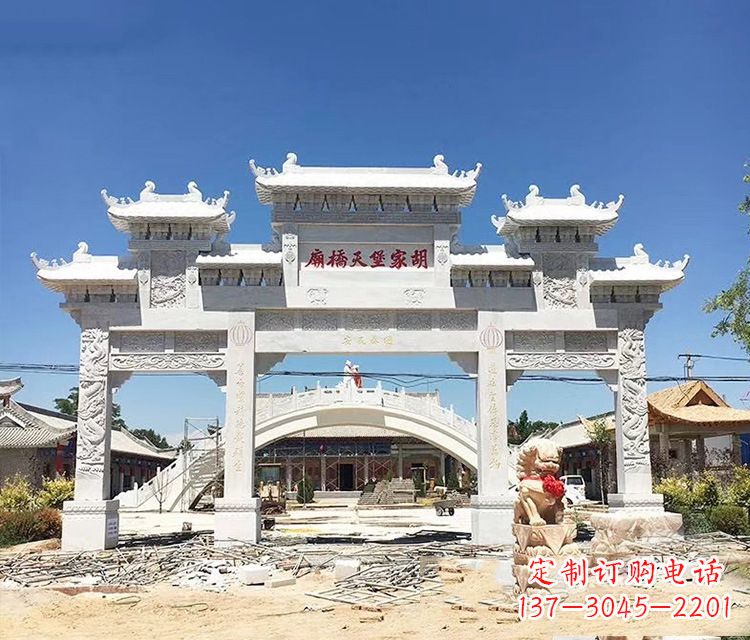 廊坊石牌坊的雕刻