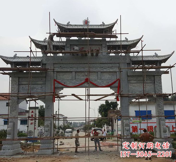 廊坊石牌坊雕塑