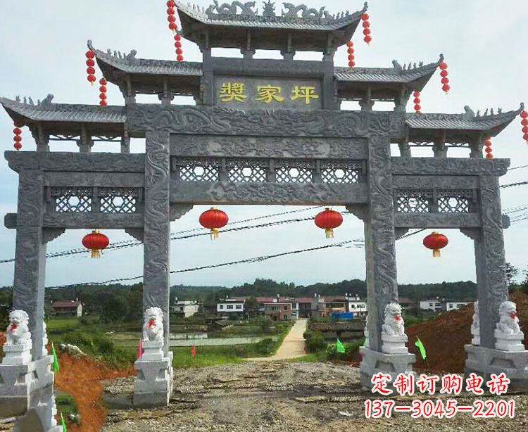 廊坊石牌坊石雕