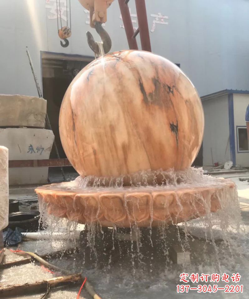 廊坊时来运转风水球石雕