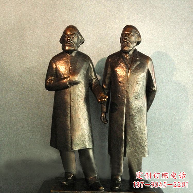 廊坊世纪伟人马克思和恩格斯雕塑