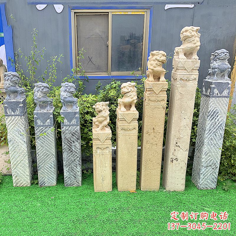 廊坊拴马桩狮子