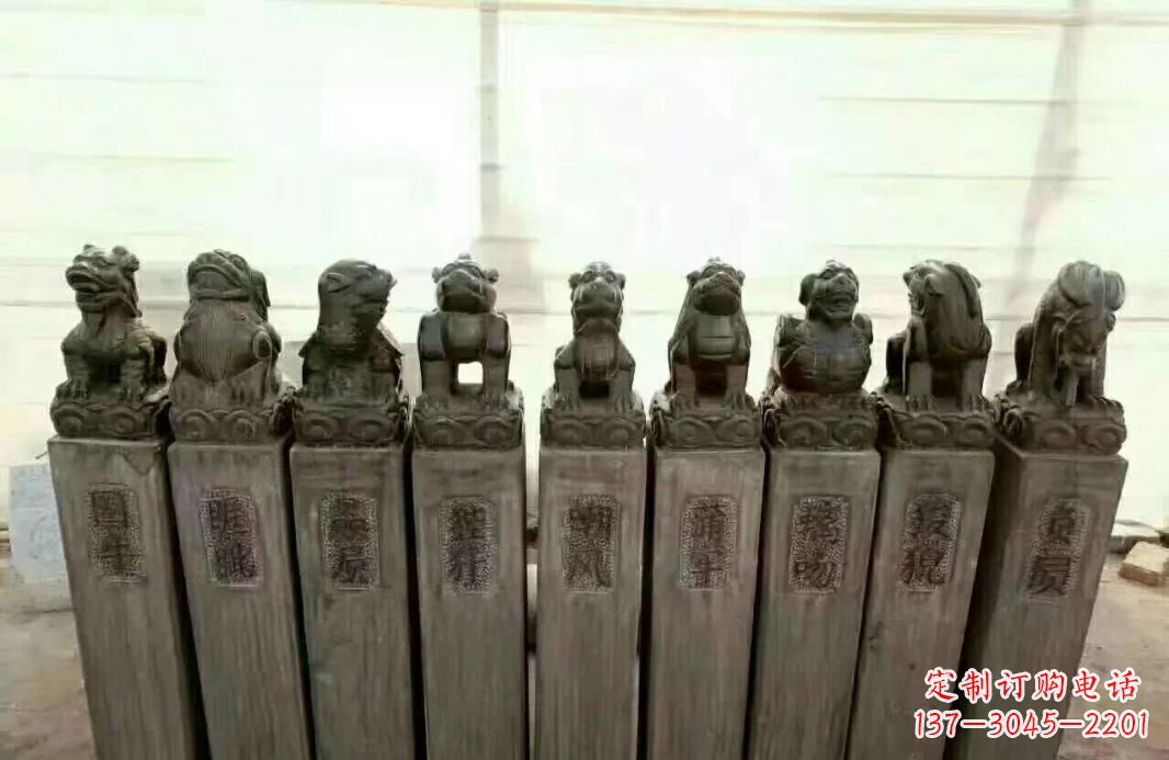 廊坊栓马桩石雕